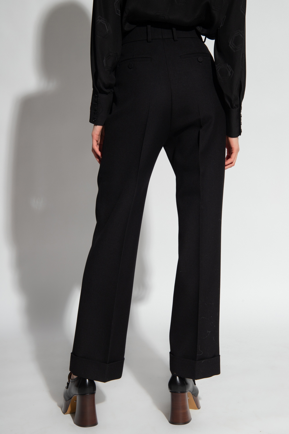SchaferandweinerShops Japan - Black Wool trousers Gucci